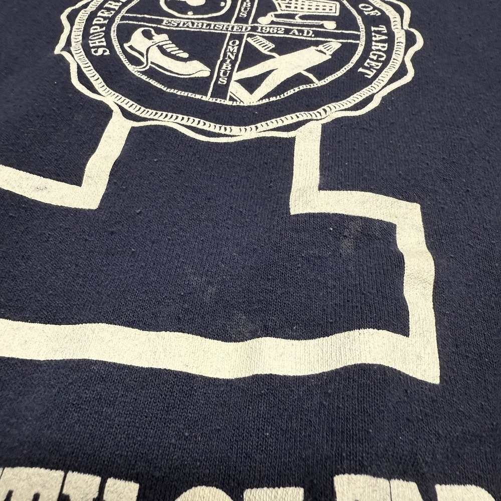 Rare Vintage 90s  "University Of Target" Parody Sweater Jerzees Tag Size XL WEAR - Picture 5 of 10